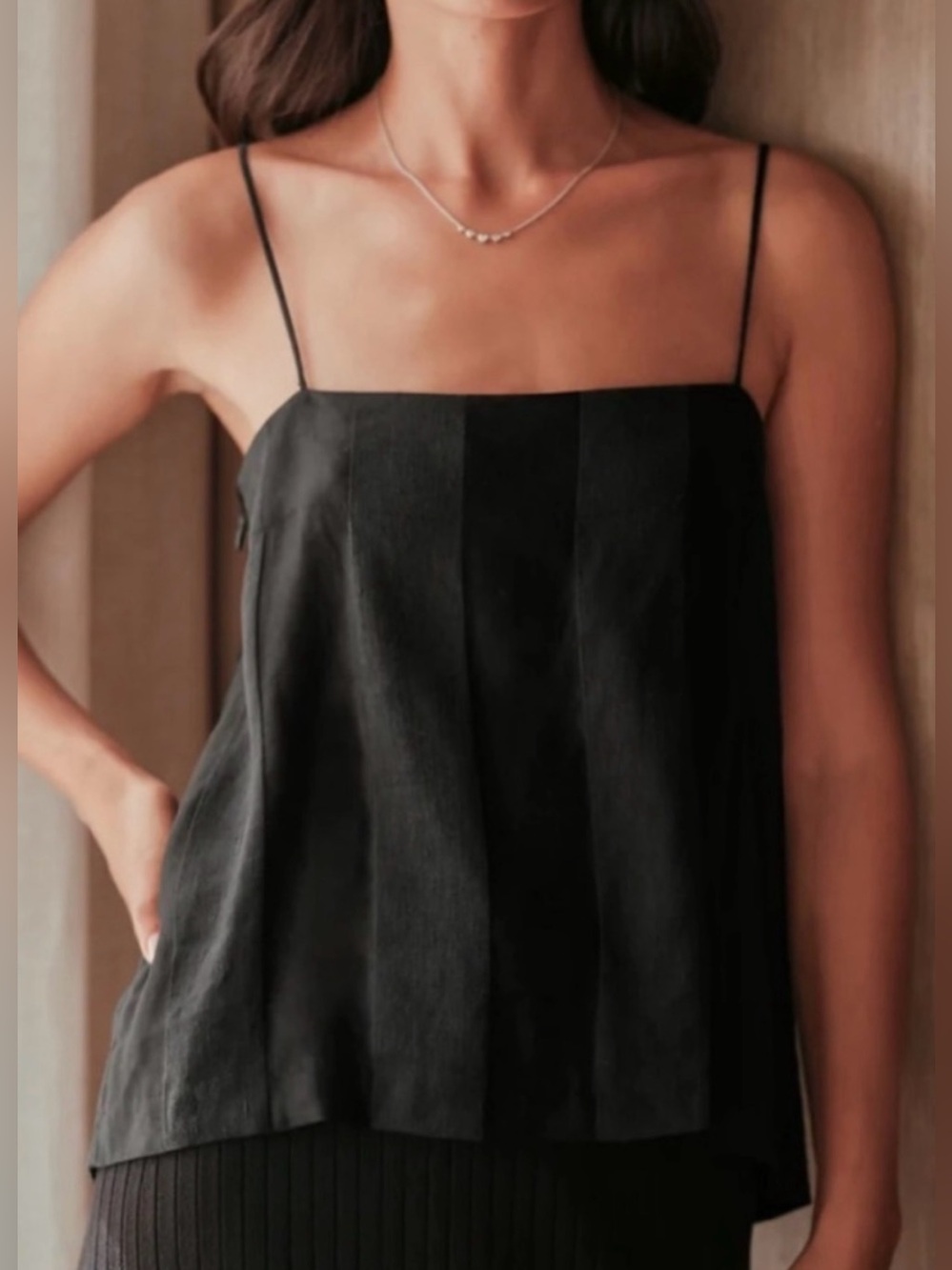 Jenni Kayne Margot Cami Black Top
